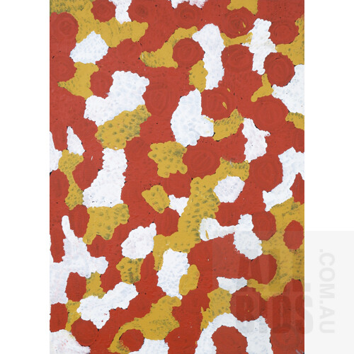 Jeannie Ward Nakamarra (20th Century, Aboriginal), Untitled, Acrylic on Linen, 60 x 45.5 cm