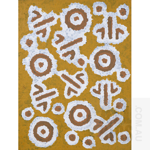Daniel Stevens Jakamarra (20th Century, Aboriginal), Untitled, Acrylic on Linen, 60 x 45.5 cm