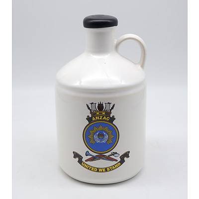 Aitken Estates ANZAC Port - HMAS ANZAC FFH 150 - 750 ml in Stoneware Decanter