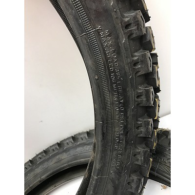Vee Rubber Motorbike Tyres -Lot Of Two