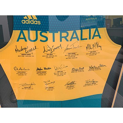2016 Rio Olympic Rowing Team Uniform - Framed