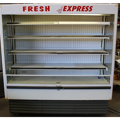 Shelley 180 Mobile Open Front 1000 Litre Commercial Display Refrigerator