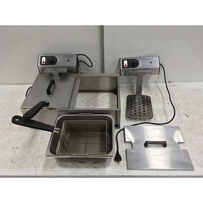 Anvil FFA0002 Double Pan Deep Fat Fryer