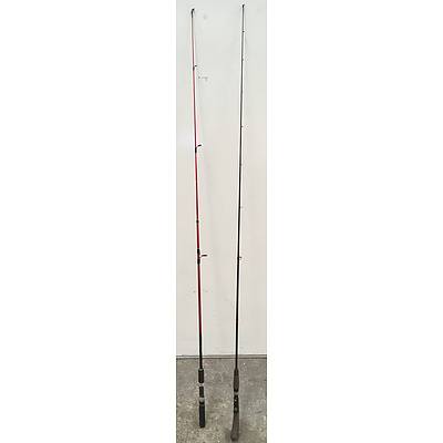 Six foot fishing Rods  - Lot of 2