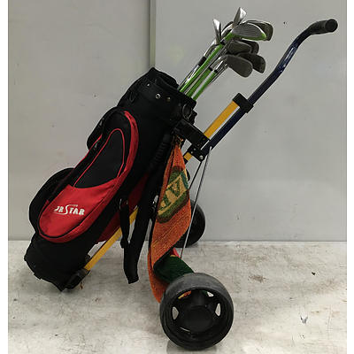Assorted Golf Clubs And Golf Bags - Lot of 40