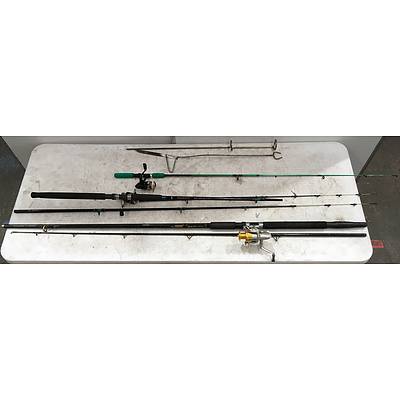 Assorted Fishing Gear - Daiwa, Jarvis Walker, Abu Garcia