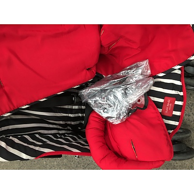 Kate Spade Limited Edition Maclaren Stroller With Travel Bag