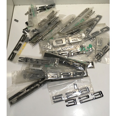 Assorted Generations of BMW Badging - Lot of 47