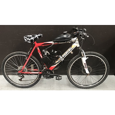 Mountain Bike With 49cc Petrol Motor
