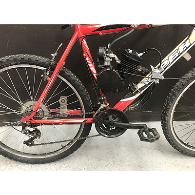 Mountain Bike With 49cc Petrol Motor