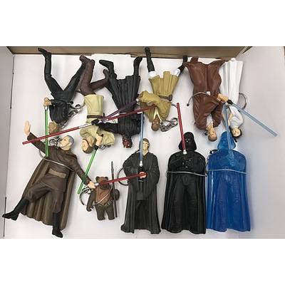 Star Wars Key Chains -Lot Of 11