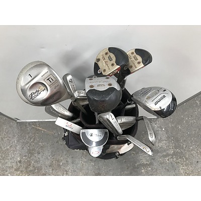 PGF Golf Bag With Clubs