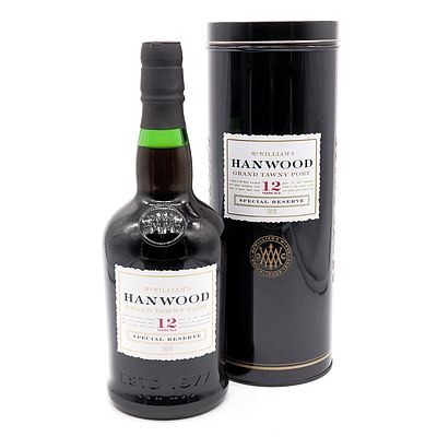 McWilliams Hanwood Grand Tawny Port - 12 Years Old - 750 ml in Presentation Tin