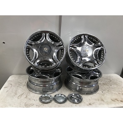Cestalt Virouge Chrome 18 Inch Rims -Set Of Four