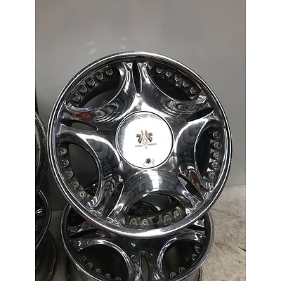 Cestalt Virouge Chrome 18 Inch Rims -Set Of Four