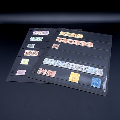 Collection of Tasmanian and Victorian Duty Stamps, Various Over Stamps