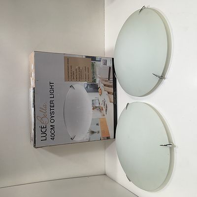 Luce Bella 40cm Oyster Light - Lot Of 3