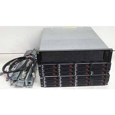 HP StorageWorks P6300 SAN Array w/ 2 x HP StorageWorks 12-Bay SAS Arrays