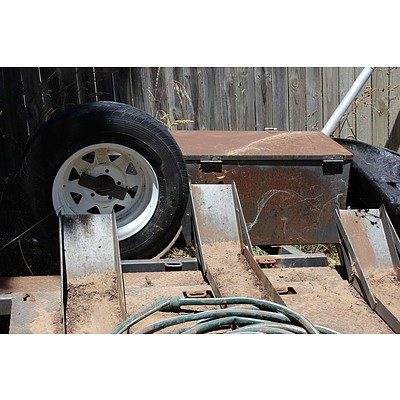 Resort Trailers 7' x 5' Single Axle Motorcycle Trailer