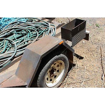 Resort Trailers 7' x 5' Single Axle Motorcycle Trailer