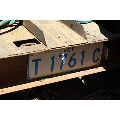 Resort Trailers 7' x 5' Single Axle Motorcycle Trailer