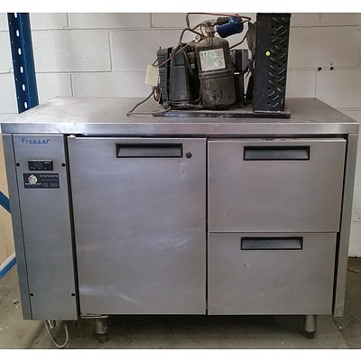 Williams Opal Stainless Steel Under Bench Freezer