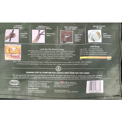 Coleman Gazebo With Fold Up Awning