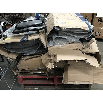 Marquee Padded Folding Chairs -Lot Of 25