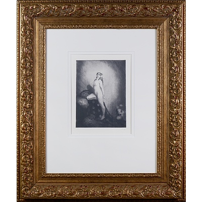 Norman Lindsay (1879-1969), Memories, Facsimile Etching, 24 x 18 cm (image size)