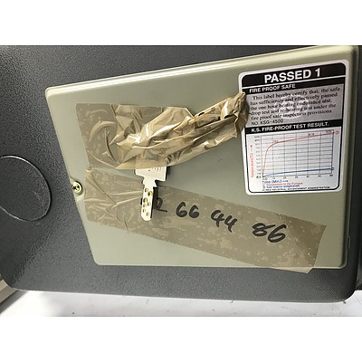 Key and Combination Fireproof Safe