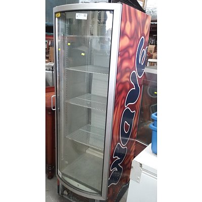 Caravell Brand Upright Display Fridge