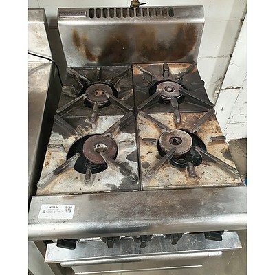 Waldorf Brand Natural gas Stainless Steel Oven/ 4 Burner cook top