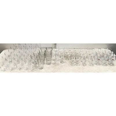 Large Lot Of Assorted Glassware
