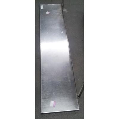 Assorted Stainless Steel Professional Kitchen Shelving.