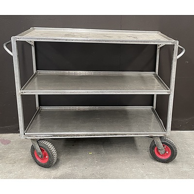 Stainless Steel Mobile Trolley