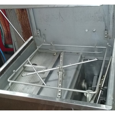 Professional Pass Through Dishwasher with Heat Condensing Unit