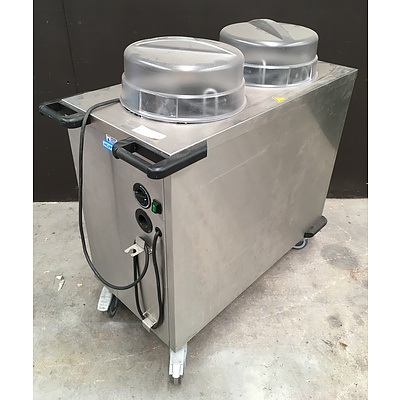 Hupfer Plate dispenser, heated