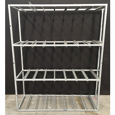 Galvanised Steel Tray Storage Rack