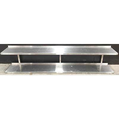 Stainless Steel Wall Mounted Shelving