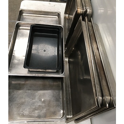 Stainless Steel Food Preparation Trays