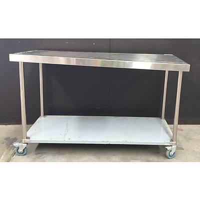 Stainless Steel Mobile Trolley