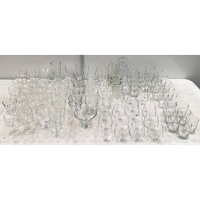 Large Lot Of Assorted Glassware