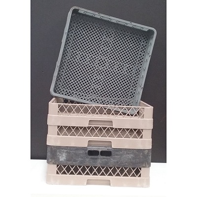 Professional Dishwasher Racks (Five) Including Hobart