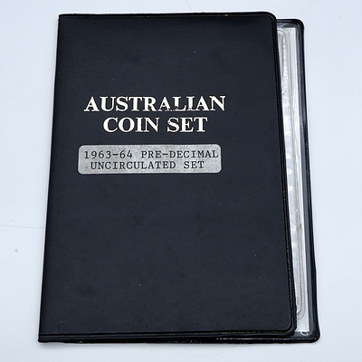 Australian Uncirculated Coin Set, 1963-64
