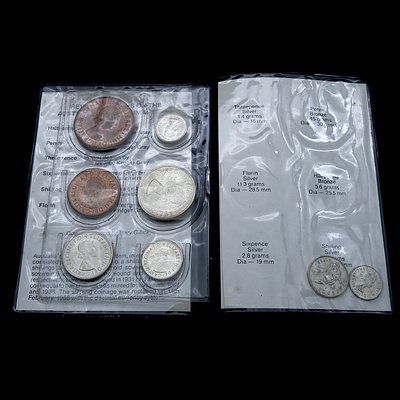Australian Uncirculated Coin Set, 1963-64