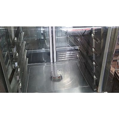 Large Glass Fronted Heated Display Cabinet