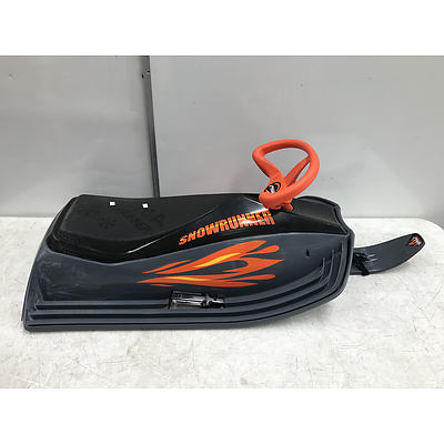 Stiga Snow Runner Kids Snow Sleds -Lot Of Two