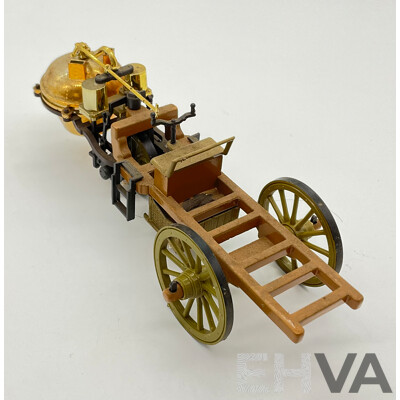 Vintage Brumm 1769 Fardier Vapeur Cugnot Three Wheel Steam Vehicle 1:43 Scale, Made in Italy
