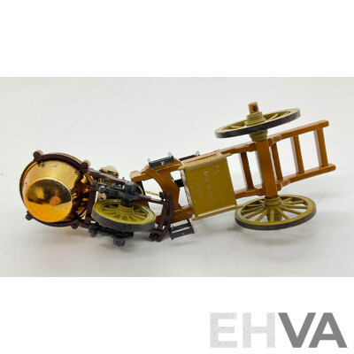 Vintage Brumm 1769 Fardier Vapeur Cugnot Three Wheel Steam Vehicle 1:43 Scale, Made in Italy