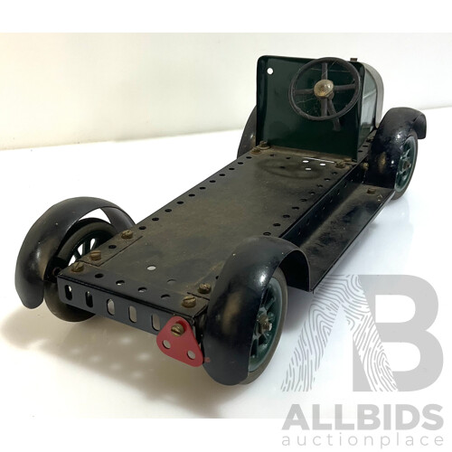 Vintage Primus Engineering Motor Chassis Outfit Toy Truck With Functioning Steering